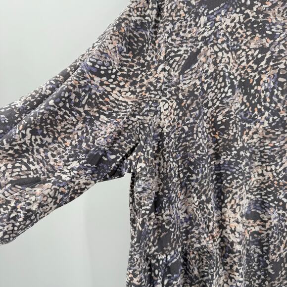 J.Jill Purejill Shirt Size Extra Large Modal Blend Multicolor Grey Tunic Top - Picture 4 of 10